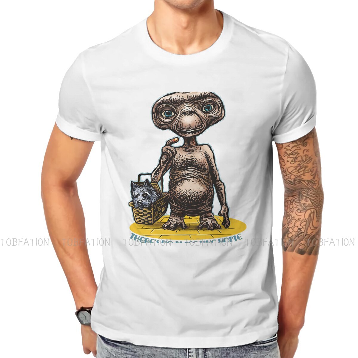 Summer Clothing Places - E.T. Film Alien Ekstra-terestrial Kaus No