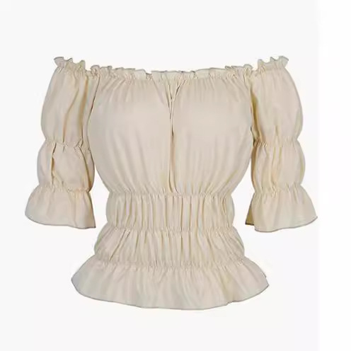 Summer Renaissance Clothing - Atasan dan pakaian wanita bergaya Renaisans