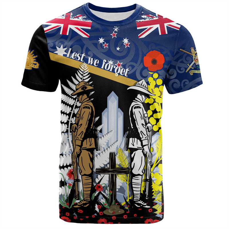 Summer Clothing Nz - Fashion kaus gambar 3D Maori Selandia
