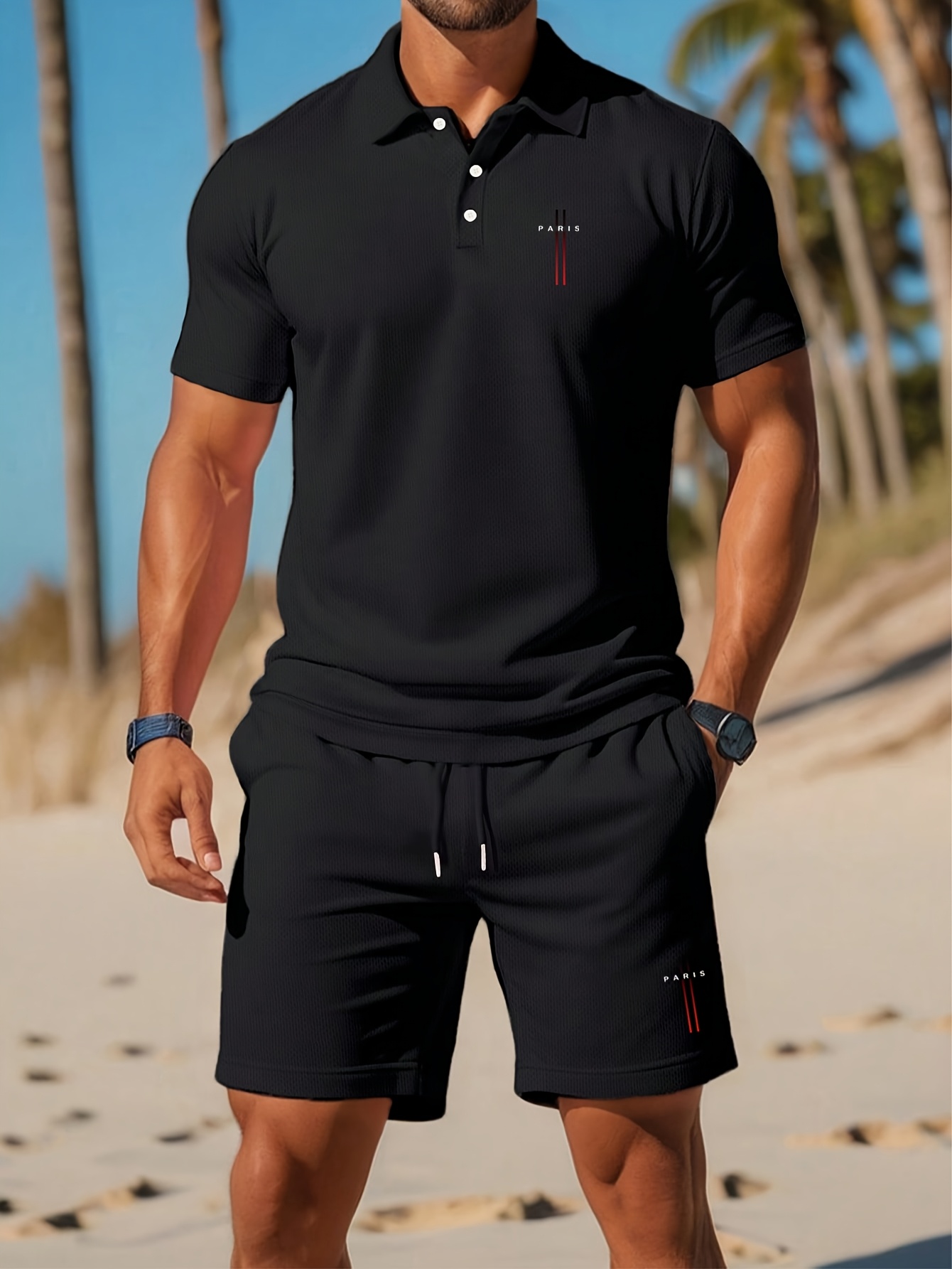 Summer Clothing Design - Set Kaos Polo Pria Musim Panas