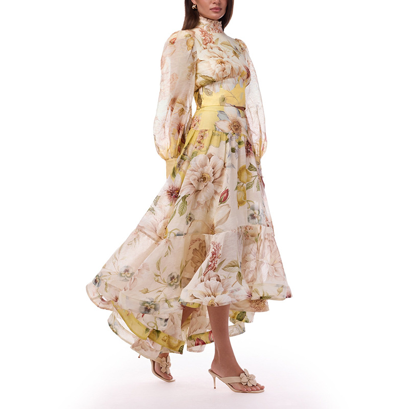 Summer Clothing Office - Set Liburan Motif Bunga Musim Panas