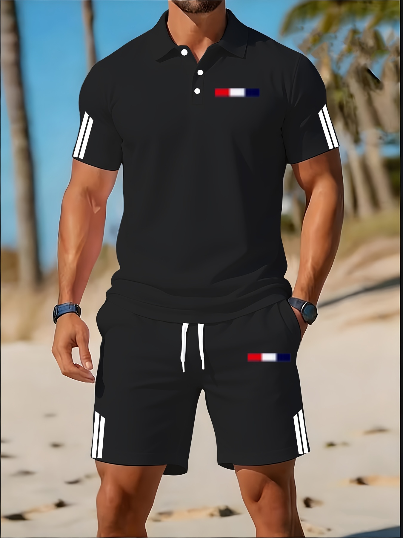 Summer Clothing Design - Set Kaos Polo Pria Musim Panas