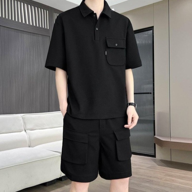 Summer Clothing Sets - Setelan Kaos Polo Lengan Pendek dan