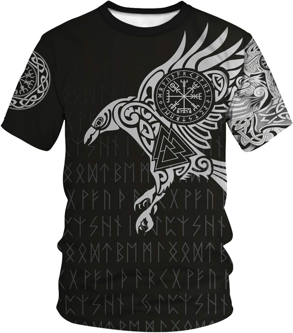 Summer Viking Clothing - Kaus Viking pria kaus atasan 3D
