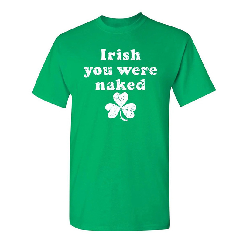 Summer Green Clothing - Kaus sederhana Hari St Patrick tema