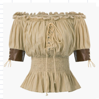 Summer Renaissance Clothing - 2026 Atasan dan pakaian wanita lengan