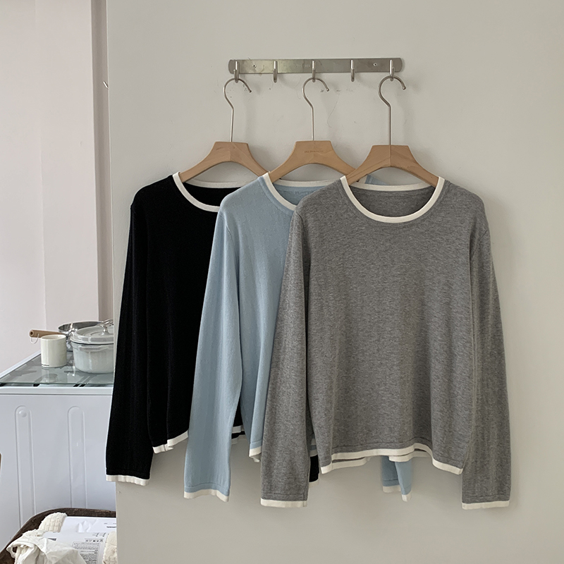 Summer Clothes - Kemeja Wanita 100% Katun, Kerah O,