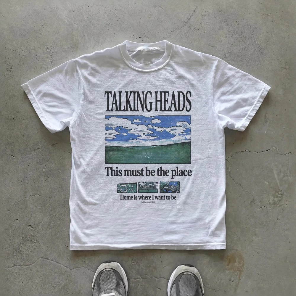 Summer Clothing Places - Kaos Grafis Talking Heads This Must