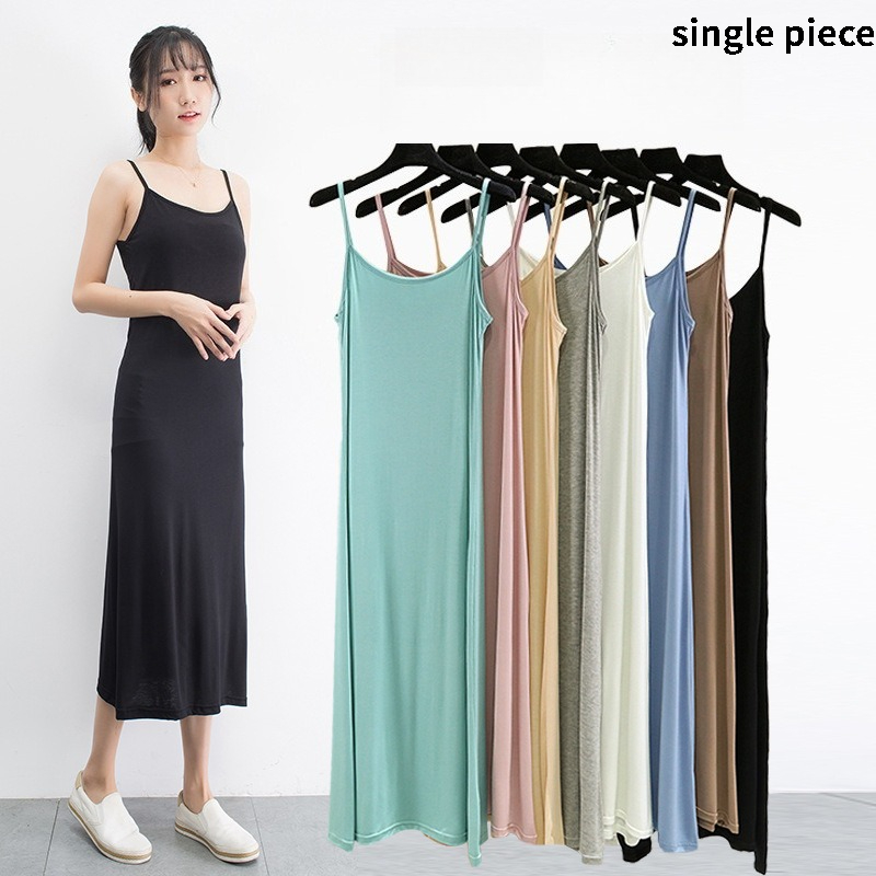 Summer Clothing Ladies - Gaun Vest Modal untuk Wanita, Pakaian