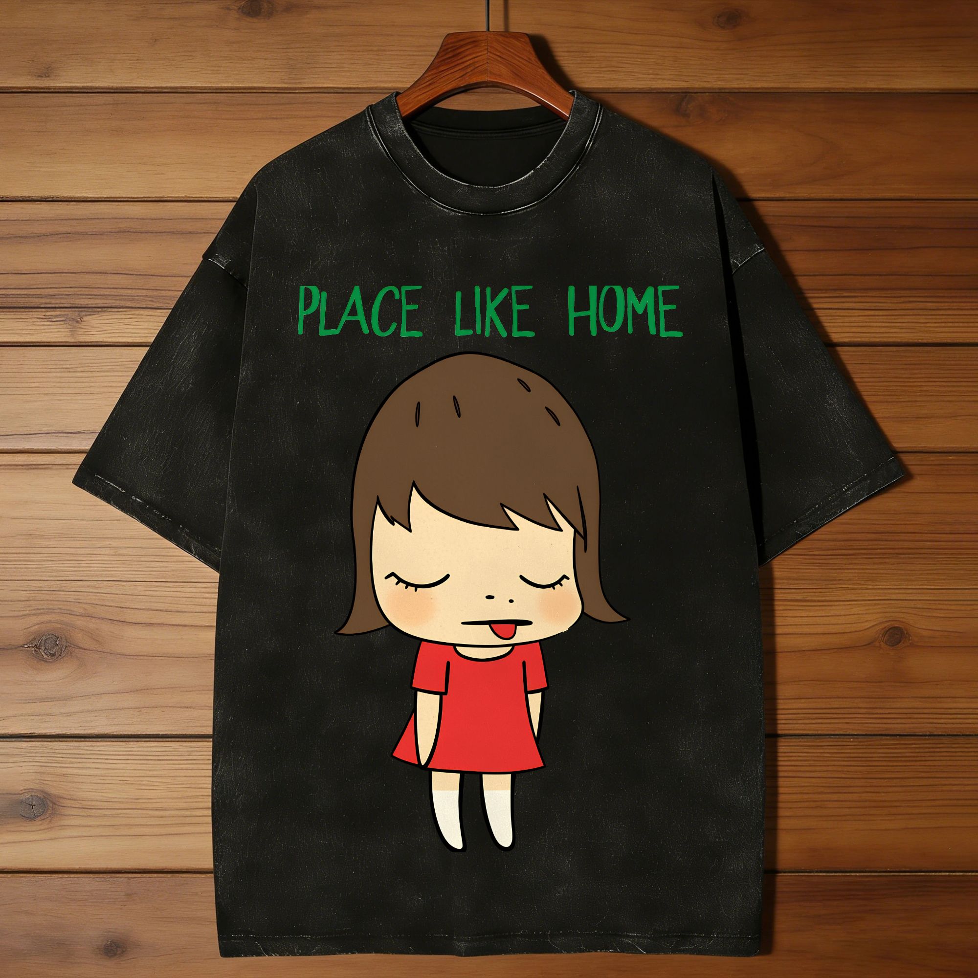 Summer Clothing Places - Kaus Novelty Yoshitomo Nara Place Like