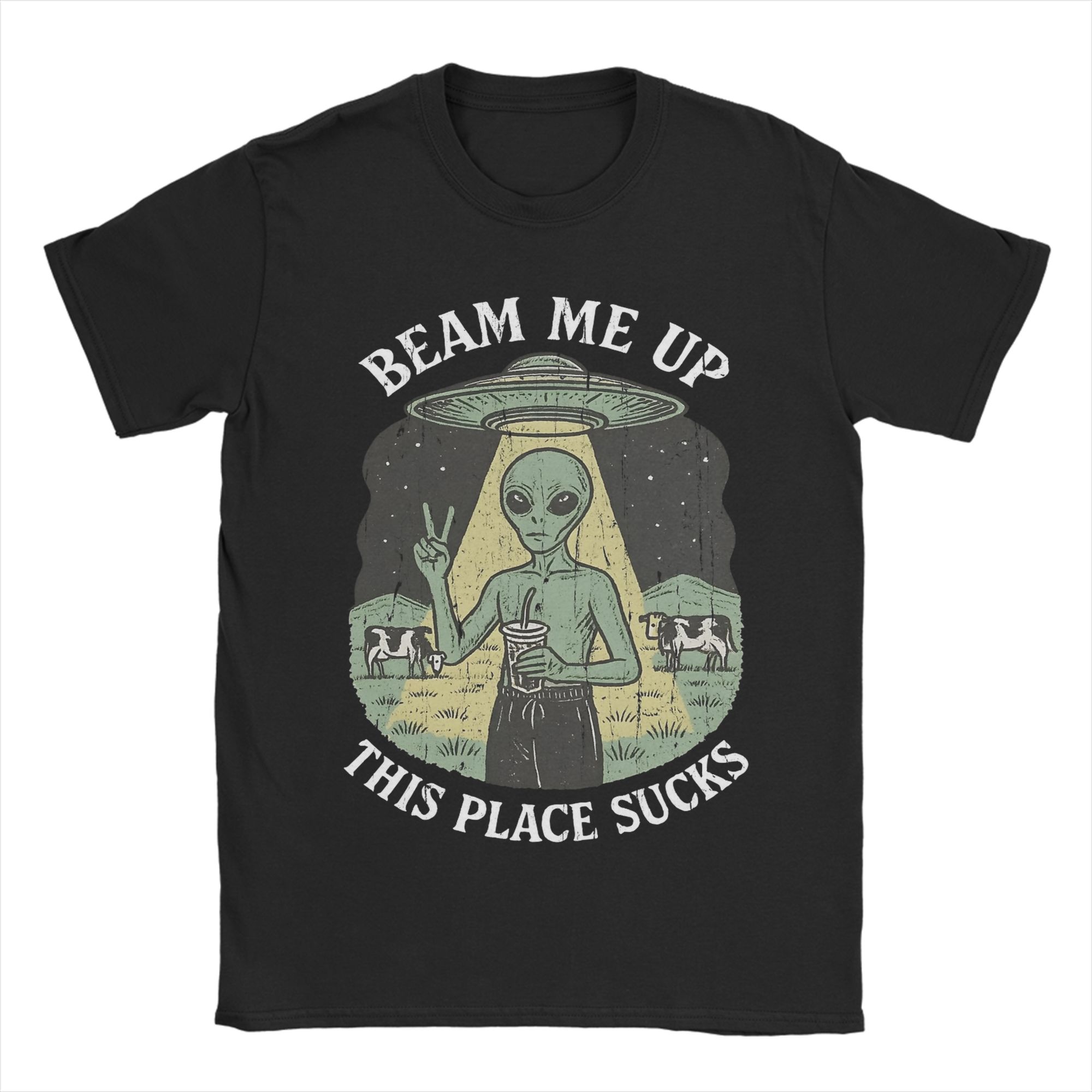 Summer Clothing Places - Kaos Lucu Beam Me Up This