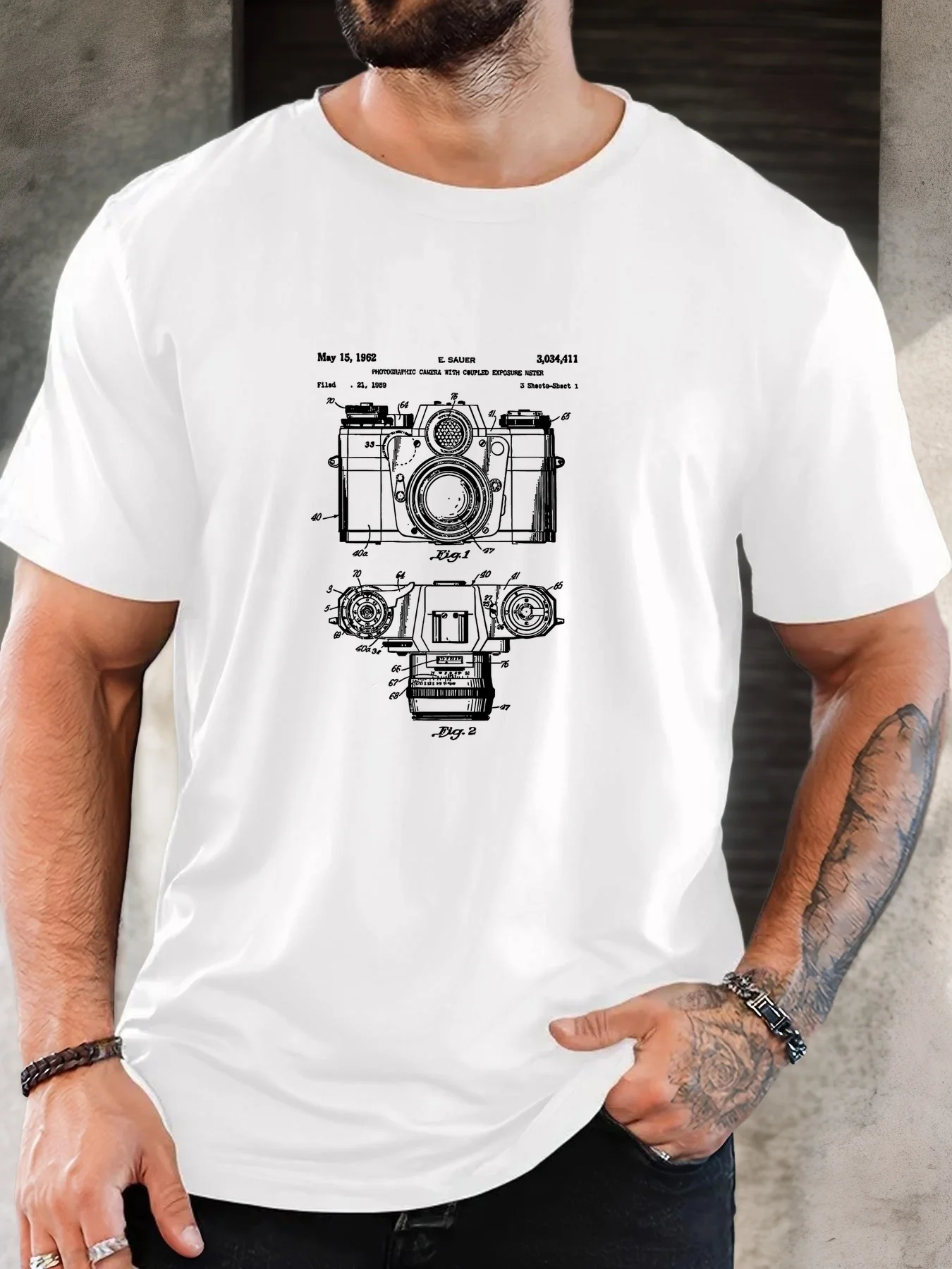 Summer Green Clothing - Kaos Kasual Pria dengan Desain Paten