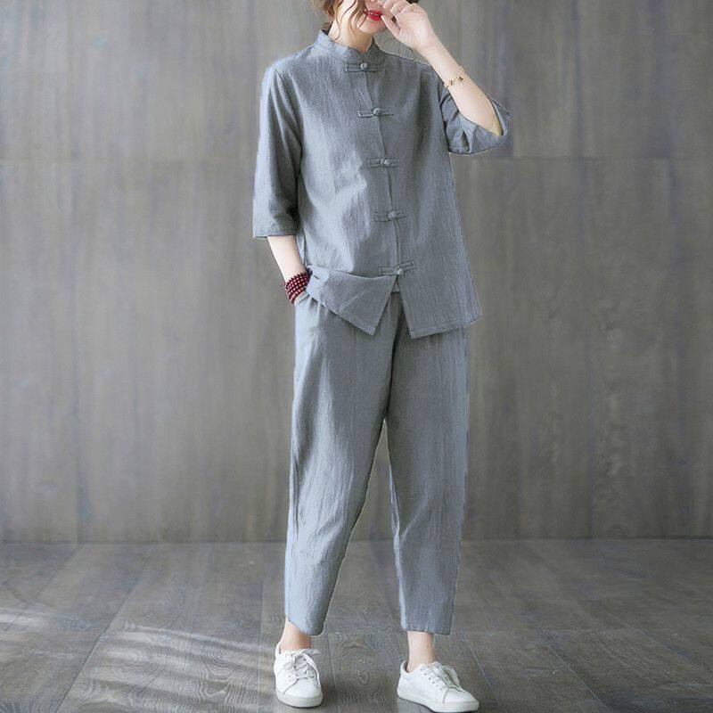 Summer Linen Clothing For Women - 2 Buah Pakaian Wanita Buddha 2026
