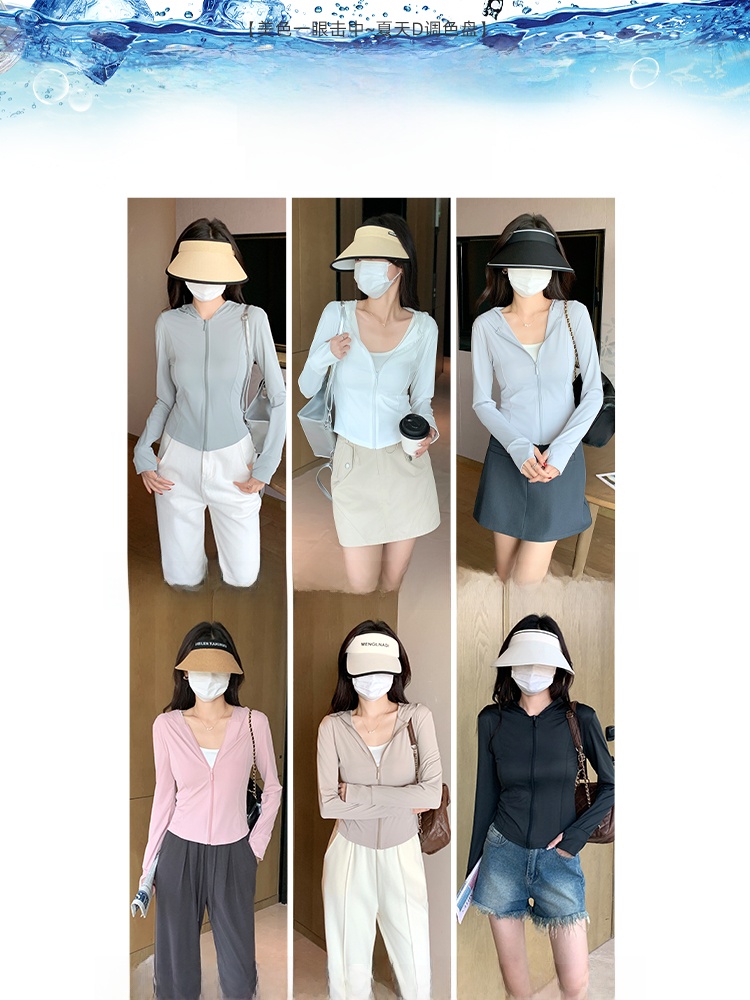 Pakaian Pelindung UV Berkerudu - Summer Green Clothing ulasan dan harga