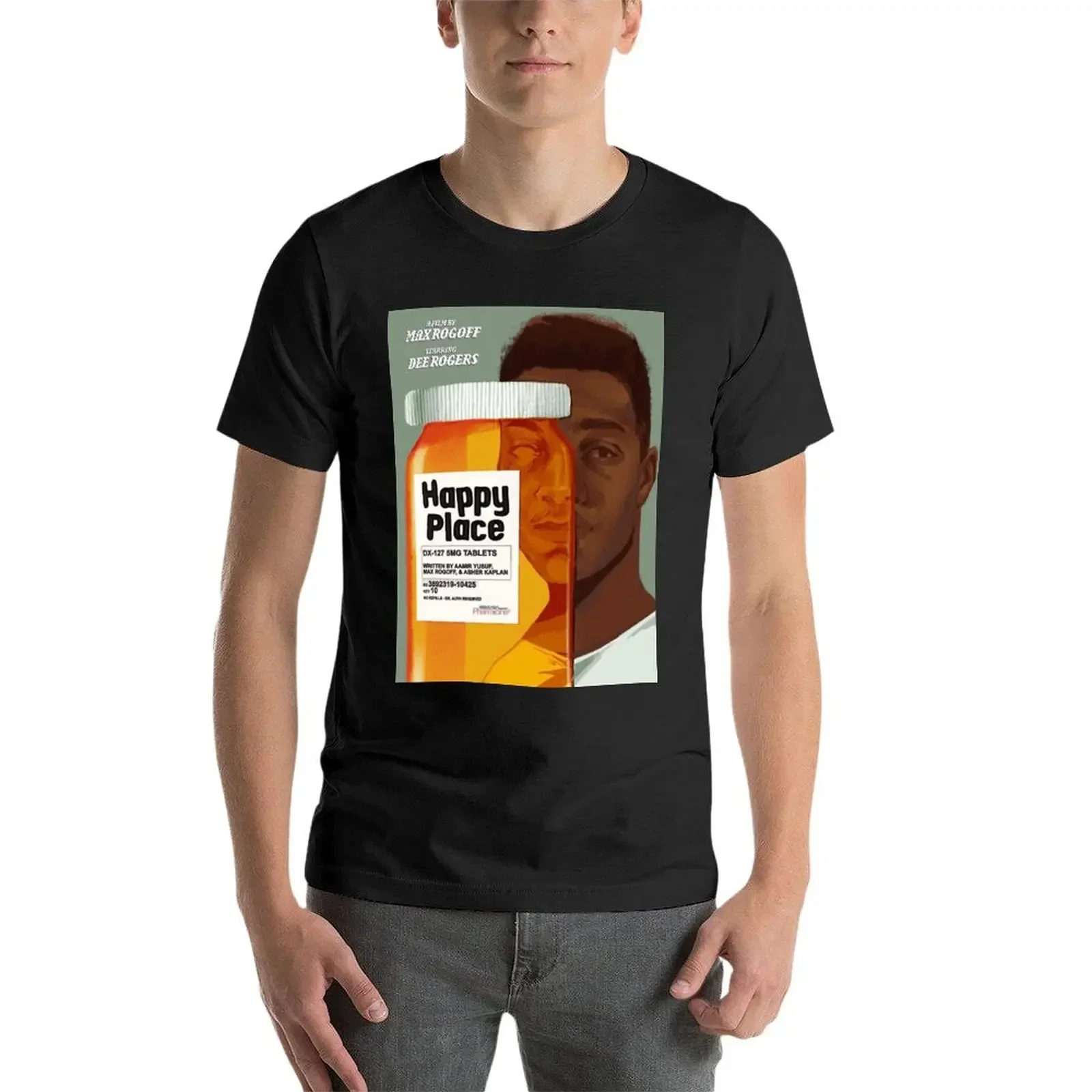 Happy Place T-Shirt vintage ce - Summer Clothing Places ulasan dan harga