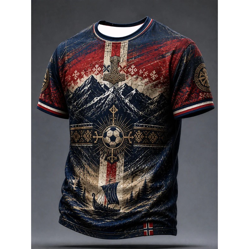 Jersey Sepak Bola Norwegia Nor - Summer Viking Clothing ulasan dan harga