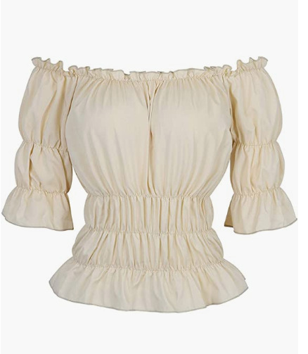 Atasan dan pakaian wanita berg - Summer Renaissance Clothing ulasan dan harga