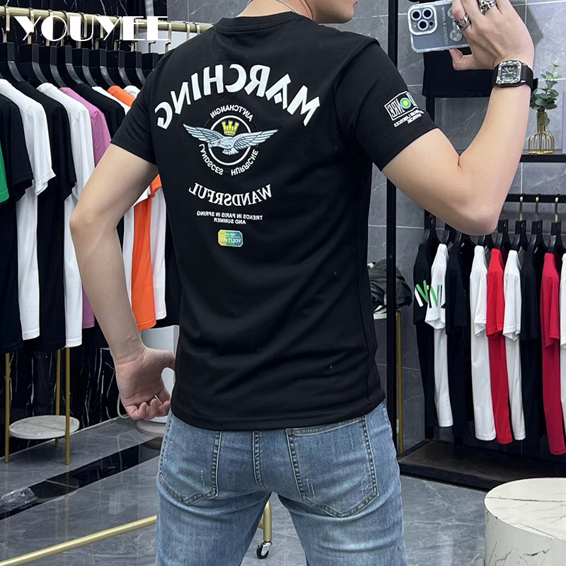T-shirt Pria Bordir Leher Bula - Summer Green Clothing ulasan dan harga