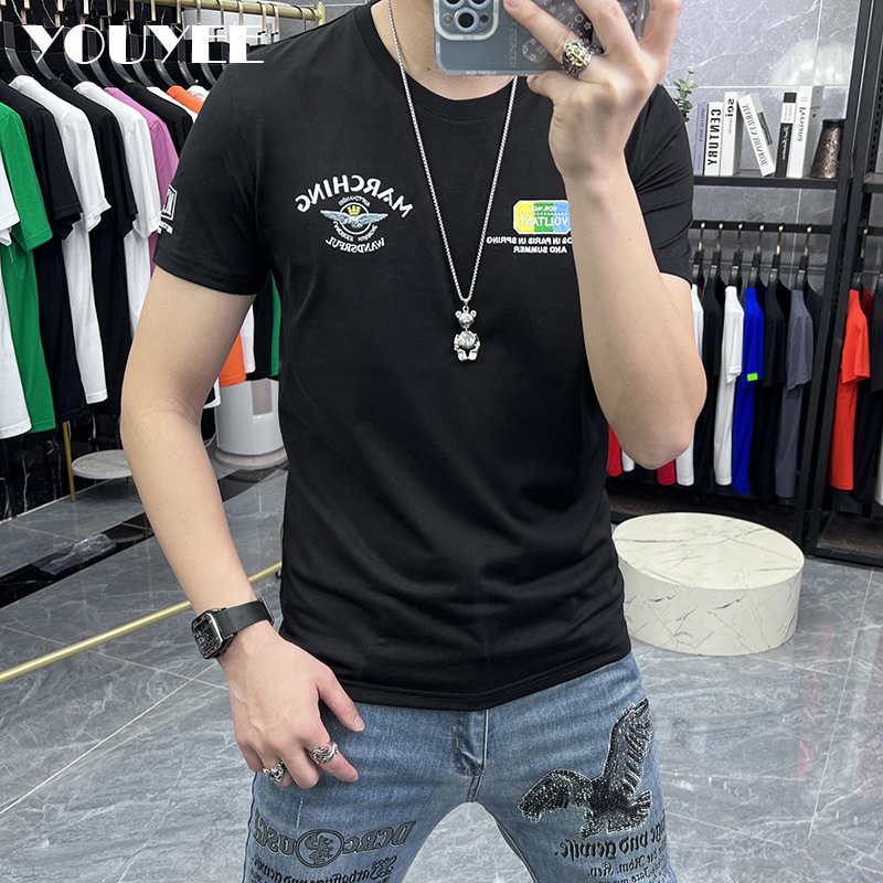 T-shirt Pria Bordir Leher Bula - Summer Green Clothing ulasan dan harga