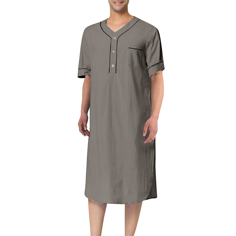 Gaun malam tipis lengan pendek - Summer Nights Clothing ulasan dan harga