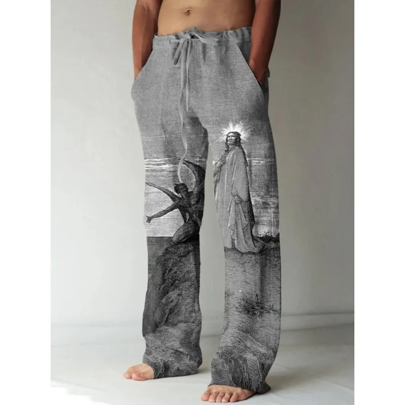 Celana kasual gambar Virgin Ma - Summer Renaissance Clothing ulasan dan harga