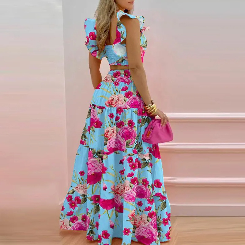 Rok Y2k Set Dua Potong Pakaian - Summer Clothing Office ulasan dan harga