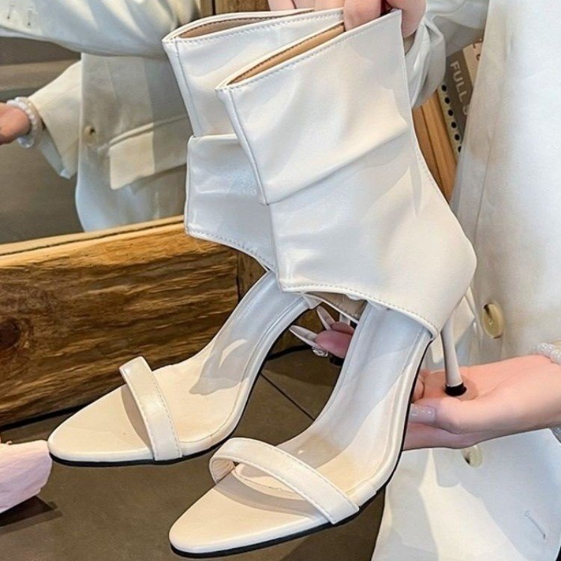 Sepatu Sandal Boots Hak Tipis  - Summer Clothing On Sale ulasan dan harga
