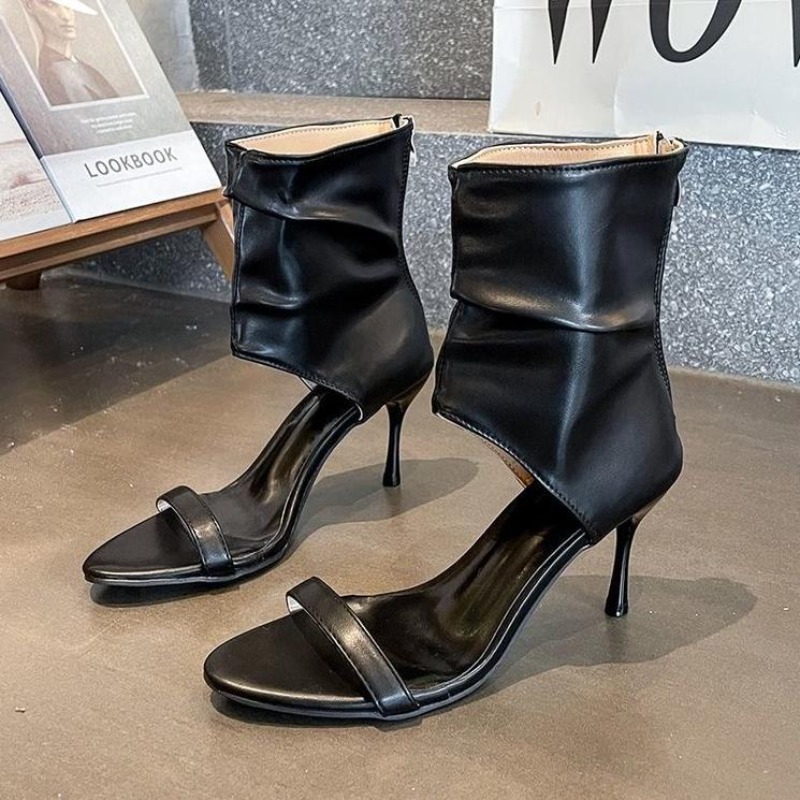 Sepatu Sandal Boots Hak Tipis  - Summer Clothing On Sale ulasan dan harga