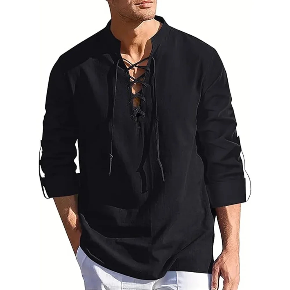 Kaus Renaissance pria kaus pes - Summer Viking Clothing ulasan dan harga
