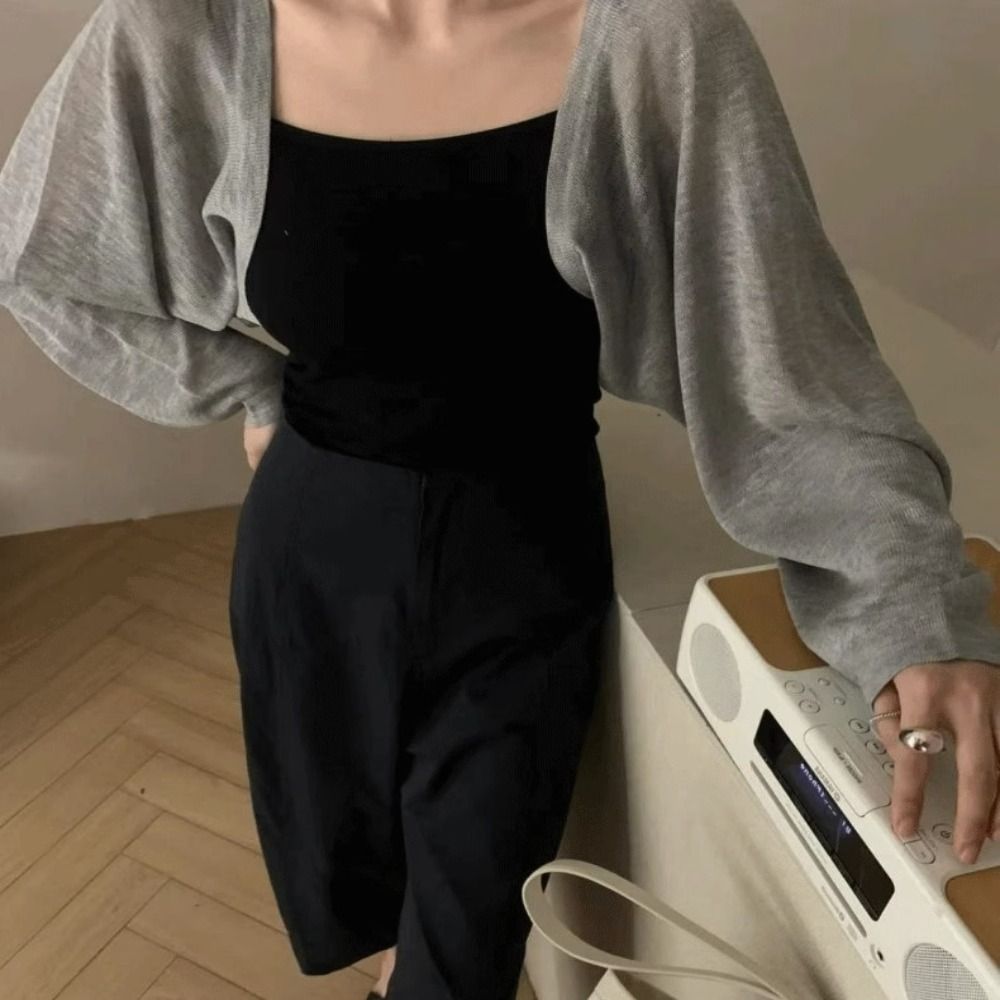 Kardigan Tabir Surya Tipis Bar - Summer Clothing Design ulasan dan harga