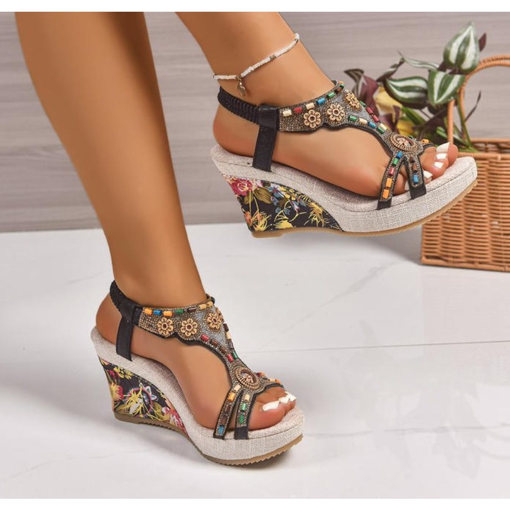 Sandal Wanita Kulit Musim Pana - Summer Clothing Ladies ulasan dan harga