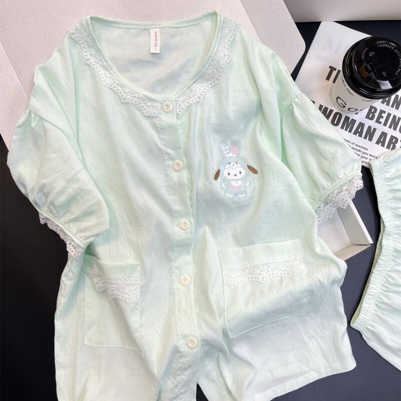 Piyama Dua Potong Lengan Pende - Summer Clothes ulasan dan harga