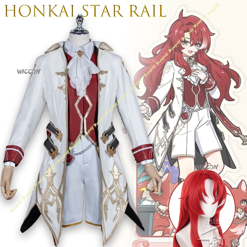 Kostum Cosplay Honkai Star Rai - Romper Playsuit Women ulasan dan harga