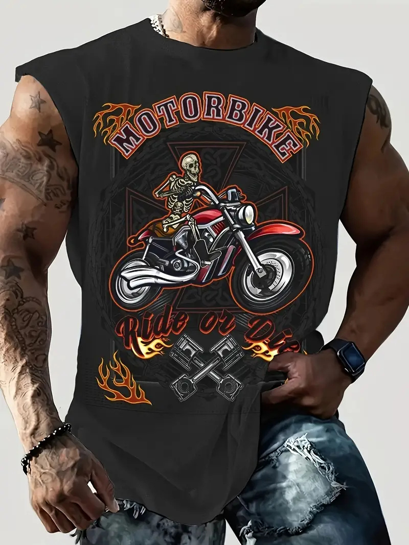 Kaus rompi pria baru musim pan - Summer Viking Clothing ulasan dan harga
