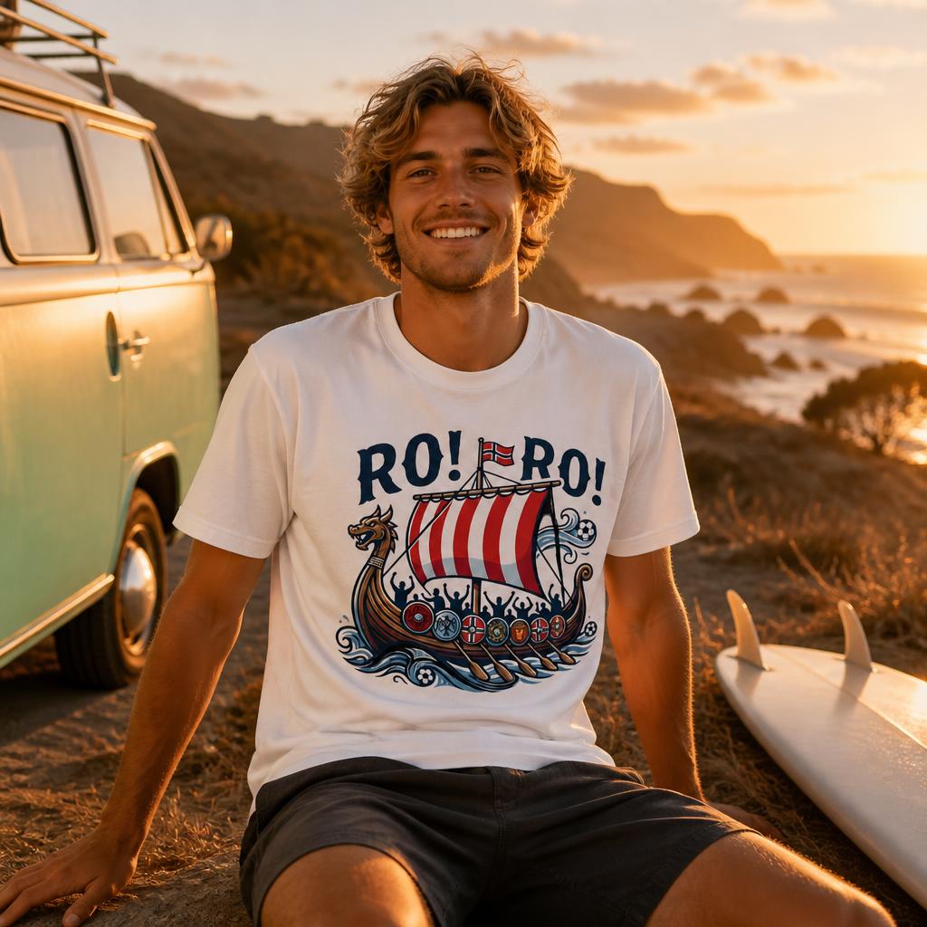 Ro Ro Norway Viking Ship Socce - Summer Viking Clothing ulasan dan harga