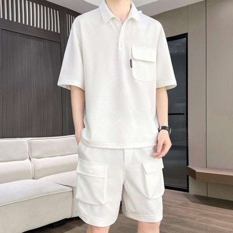 Setelan Kaos Polo Lengan Pende - Summer Clothing Sets ulasan dan harga