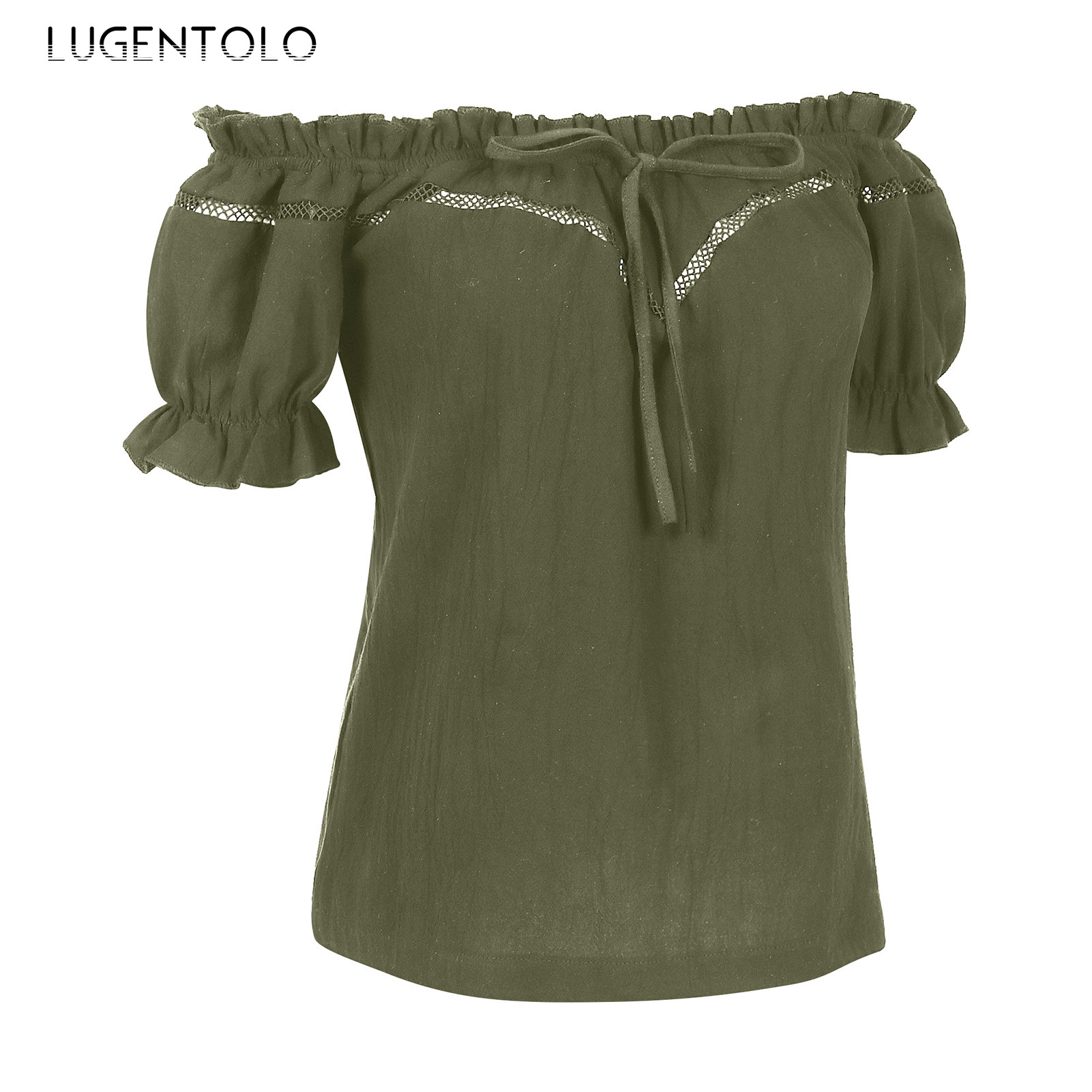 Kemeja Retro Wanita Blus Renai - Summer Renaissance Clothing ulasan dan harga