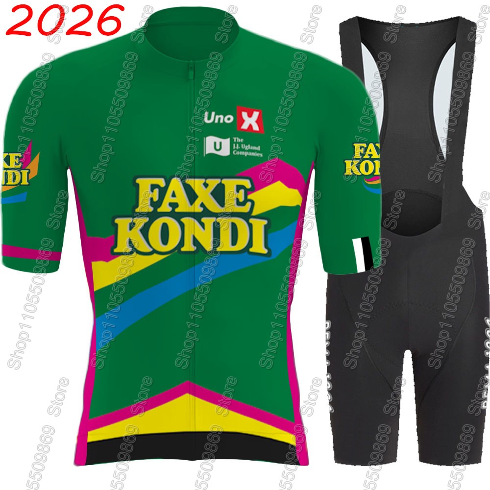 Set Jersey Sepeda Tim UNO X 20 - Summer Green Clothing ulasan dan harga