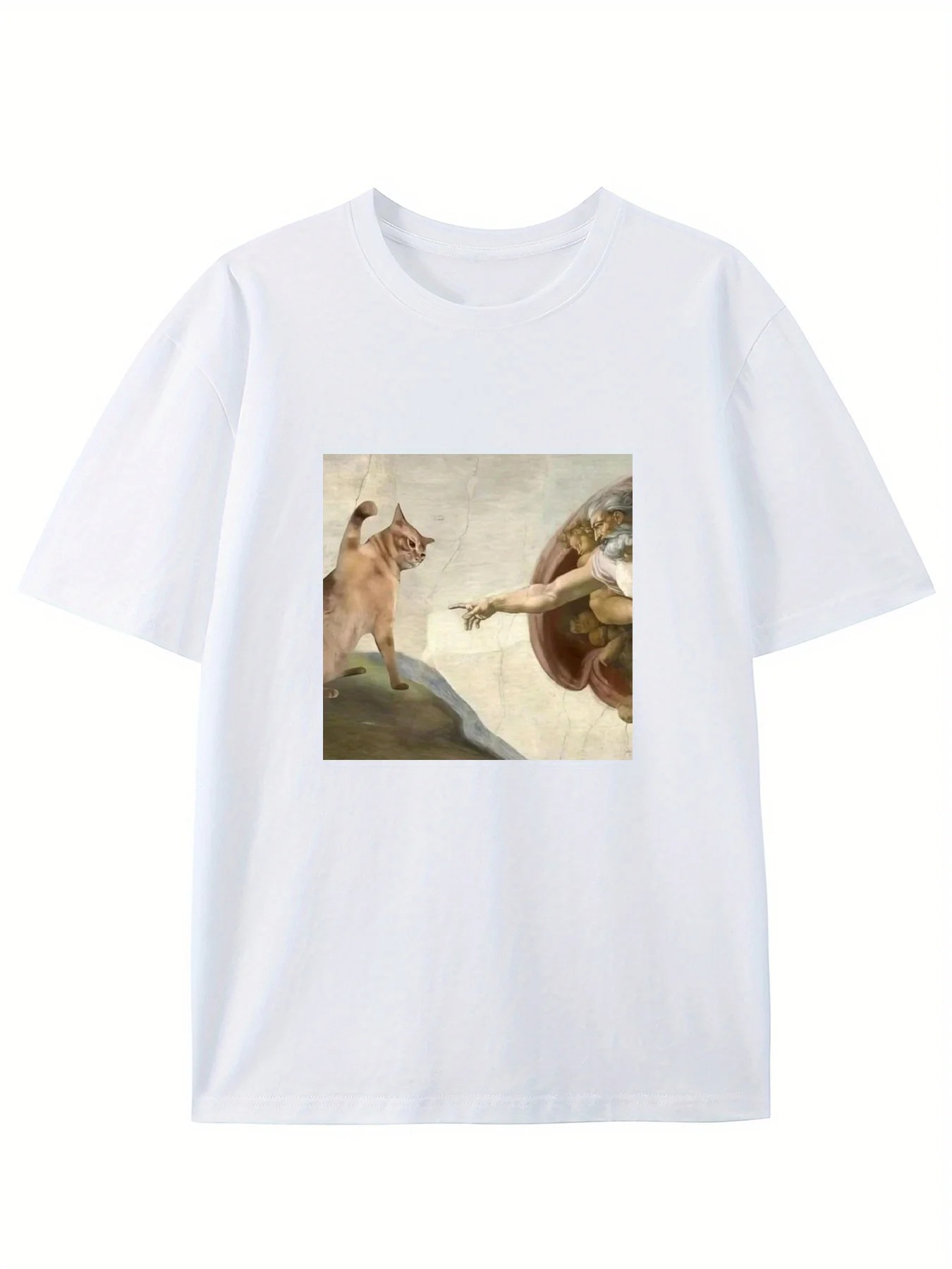 Kaos Kucing Renaisans Kreatif  - Summer Renaissance Clothing ulasan dan harga