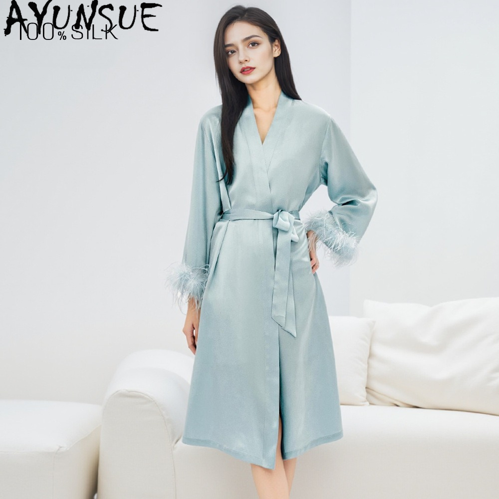 AYUNSUE Jubah Sutra Murbei Asl - Summer Nights Clothing ulasan dan harga