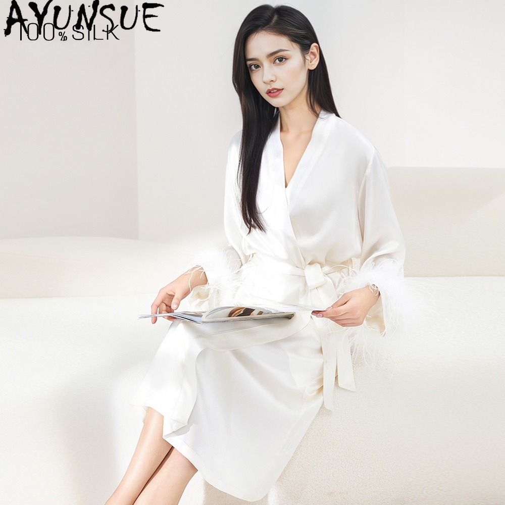 AYUNSUE Jubah Sutra Murbei Asl - Summer Nights Clothing ulasan dan harga