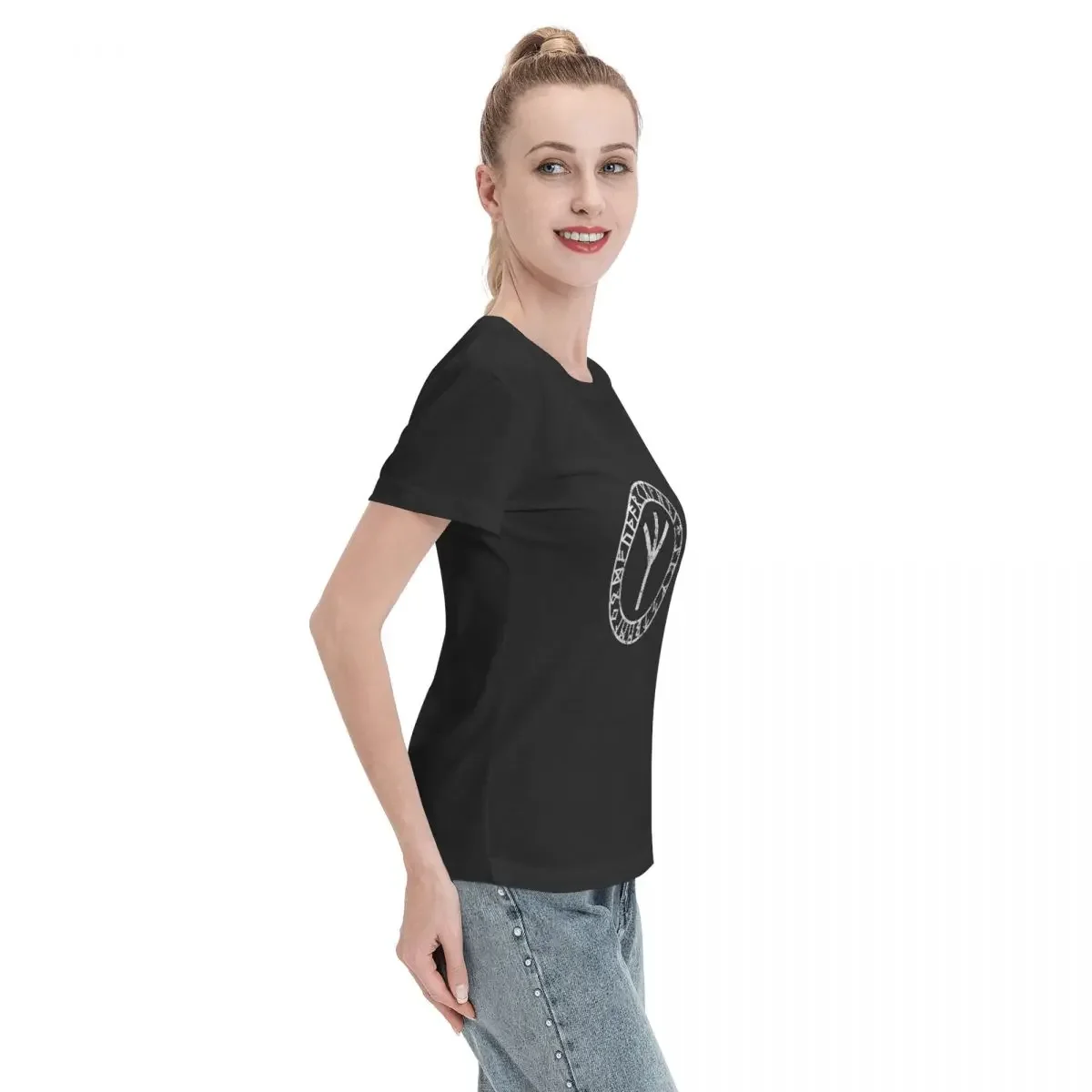 Kaos Wanita Algiz Runes Amulet - Summer Viking Clothing ulasan dan harga