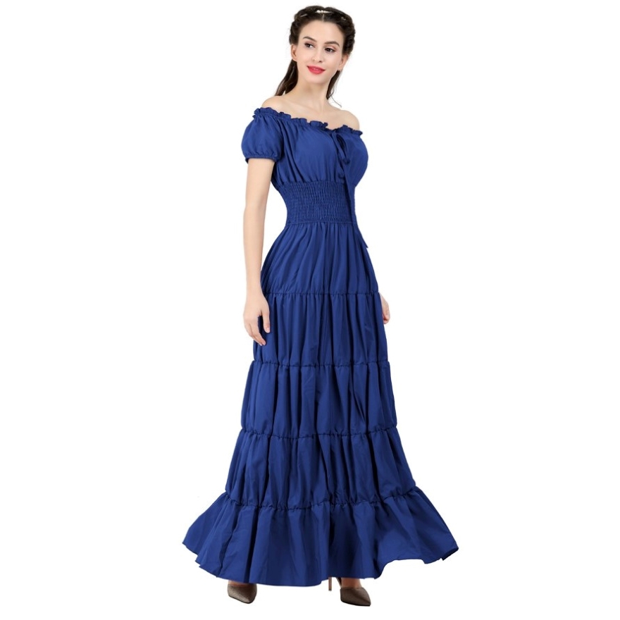 Gaun Abad Pertengahan Renaisan - Summer Renaissance Clothing ulasan dan harga