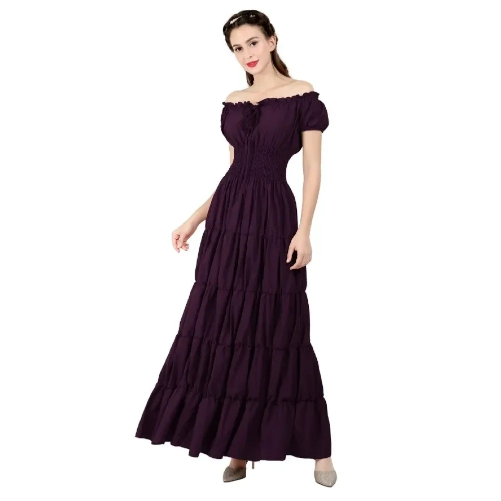 Gaun Abad Pertengahan Renaisan - Summer Renaissance Clothing ulasan dan harga