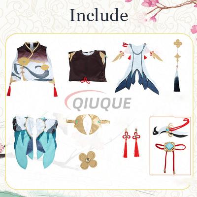 Kostum Cosplay Game Genshin Im - Romper Playsuit Women ulasan dan harga