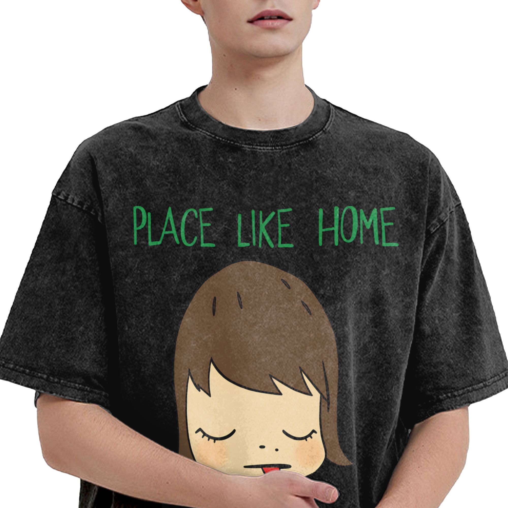Kaus Novelty Yoshitomo Nara Pl - Summer Clothing Places ulasan dan harga