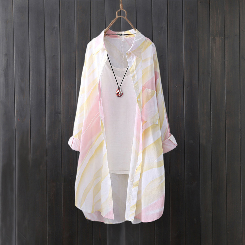 Kemeja Sifon Wanita Musim Pana - Summer Clothing Design ulasan dan harga