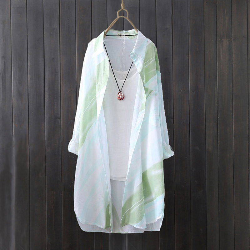 Kemeja Sifon Wanita Musim Pana - Summer Clothing Design ulasan dan harga