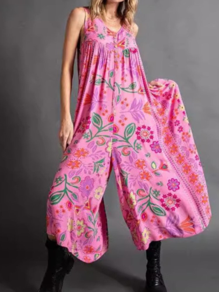Fashion cetak Jumpsuit untuk w - Summer Clothing Holiday ulasan dan harga