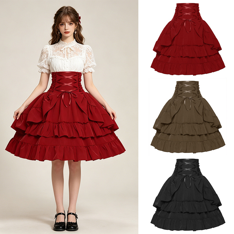 Rok Wanita Gaya Victoria Abad  - Summer Renaissance Clothing ulasan dan harga
